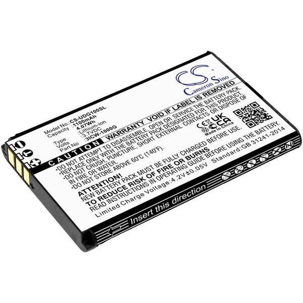 Incom ja UniData ICW-1000G akku 1100mAh tarvikeakku
