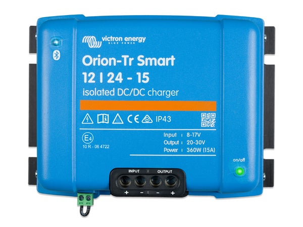 Victron DC laturi Orion-Tr Smart 12/24-15A (360W) Isolated