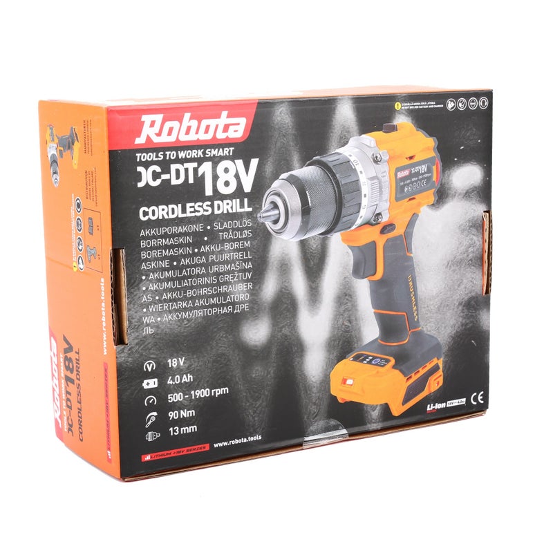 Robota akkuporakone 13mm 90Nm 18V DC-DT18V