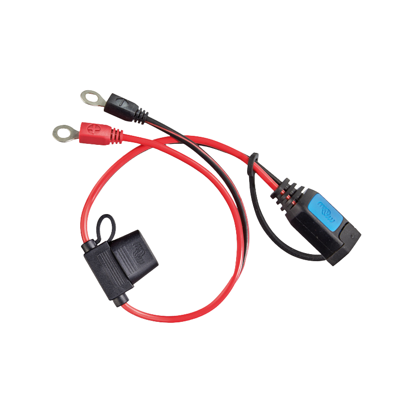 Victron IP65 laturin M6 liit&auml;nt&auml;kaapeli 30A sulakkeella
