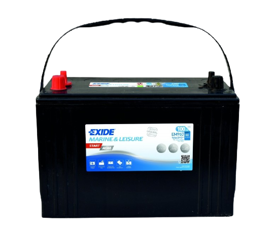 Exide Start AGM EM960 12V 100Ah (800A) akku P330xL173xK240