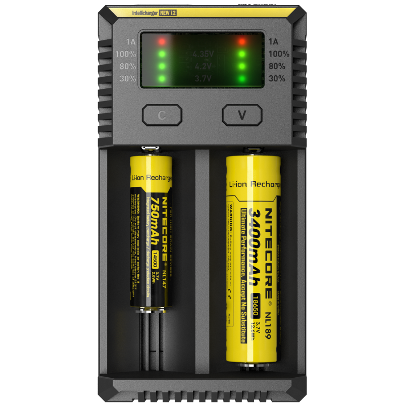 Nitecore New i2 &auml;lylaturi 2-paikkainen