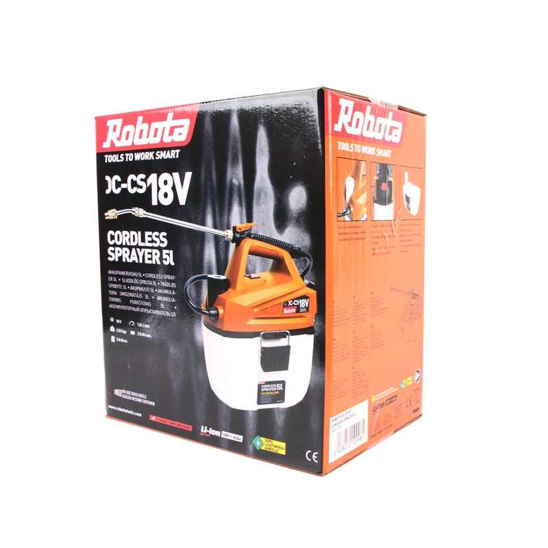 Robota akkupaineruisku 5L 18V DC-CS18V
