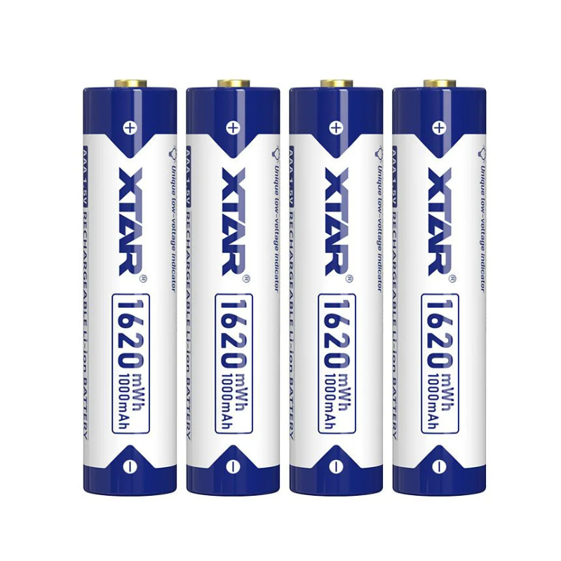 Xtar ladattava AAA lithiumparisto 1620mWh 1.5V, 4kpl