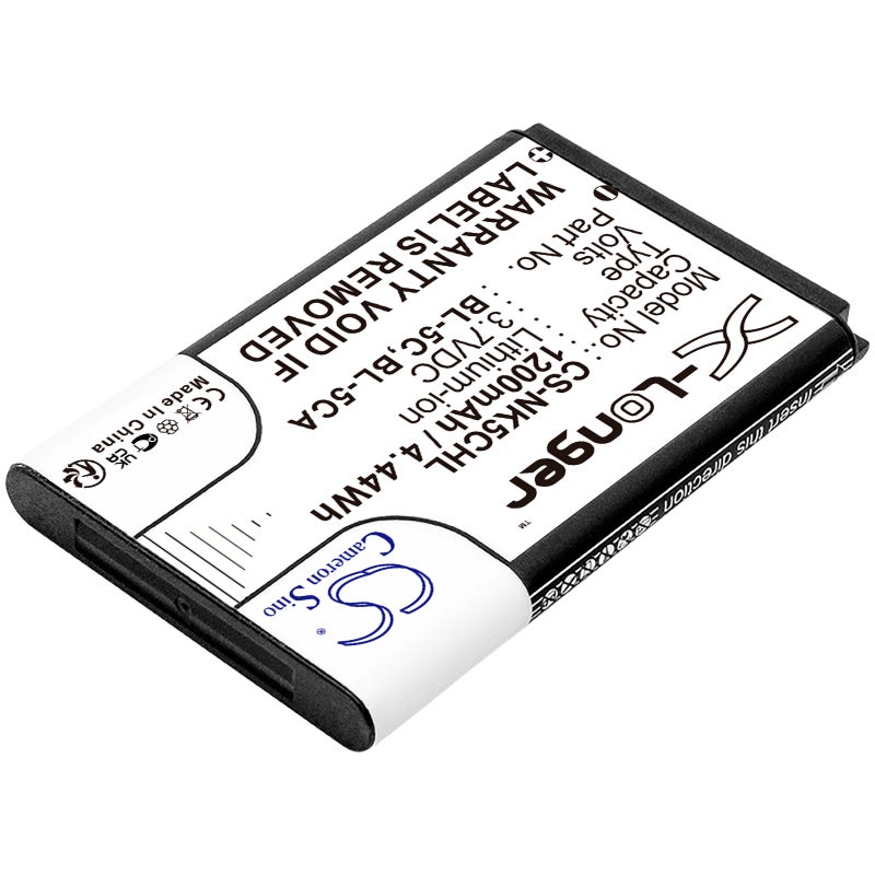 Nokia puhelimen BL-5C tarvikeakku