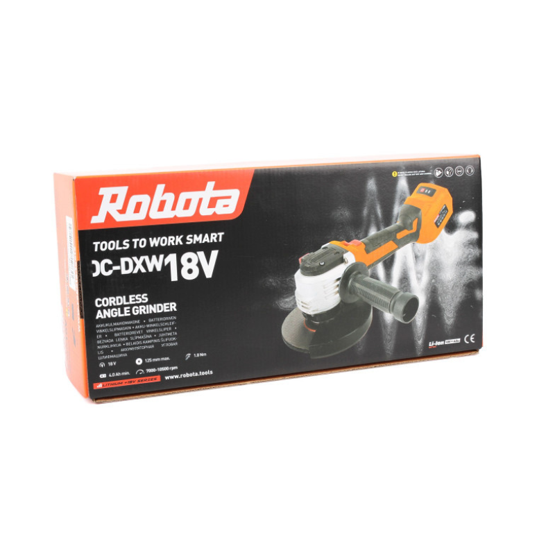 Robota akkukulmahiomakone 125mm 18V DC-DXW18V