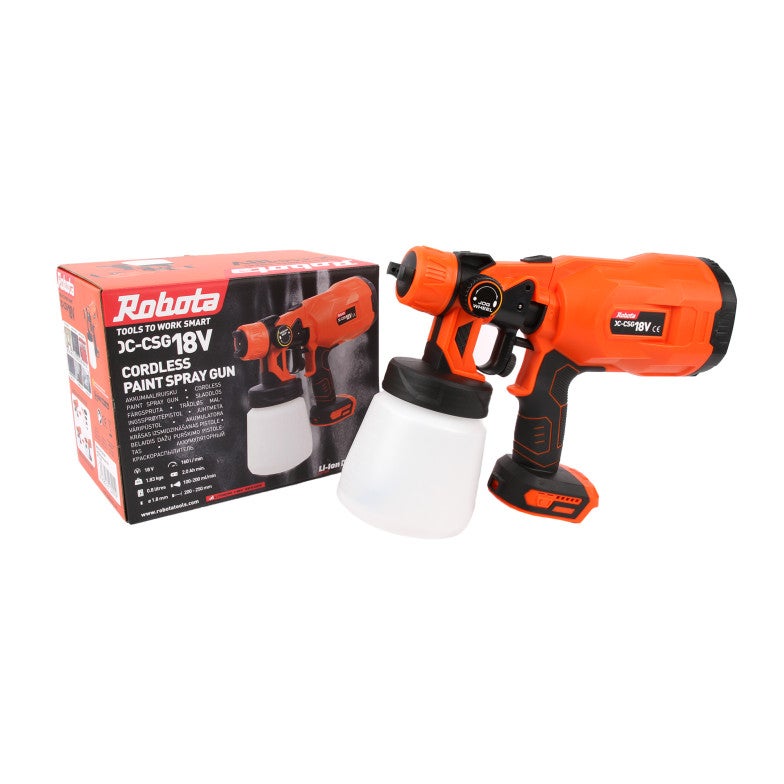 Robota akkumaaliruisku 0,8L 18V DC-CSG18V